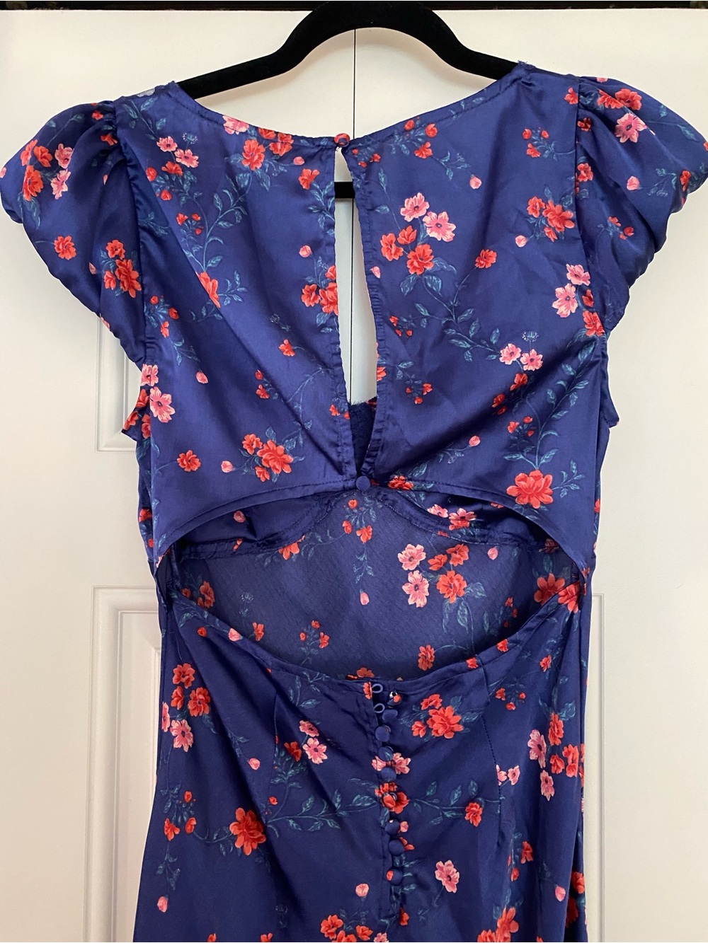 Free People Navy Butterfly Babe Maxi Dress - Picture 5 of 10
